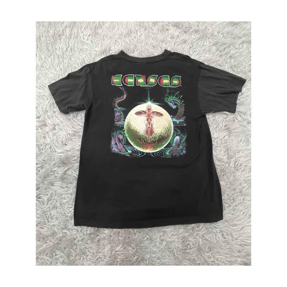 VTG Kansas Point Of Return Graphic Rare Shirt Single Stitch Sz L CCI Vintage